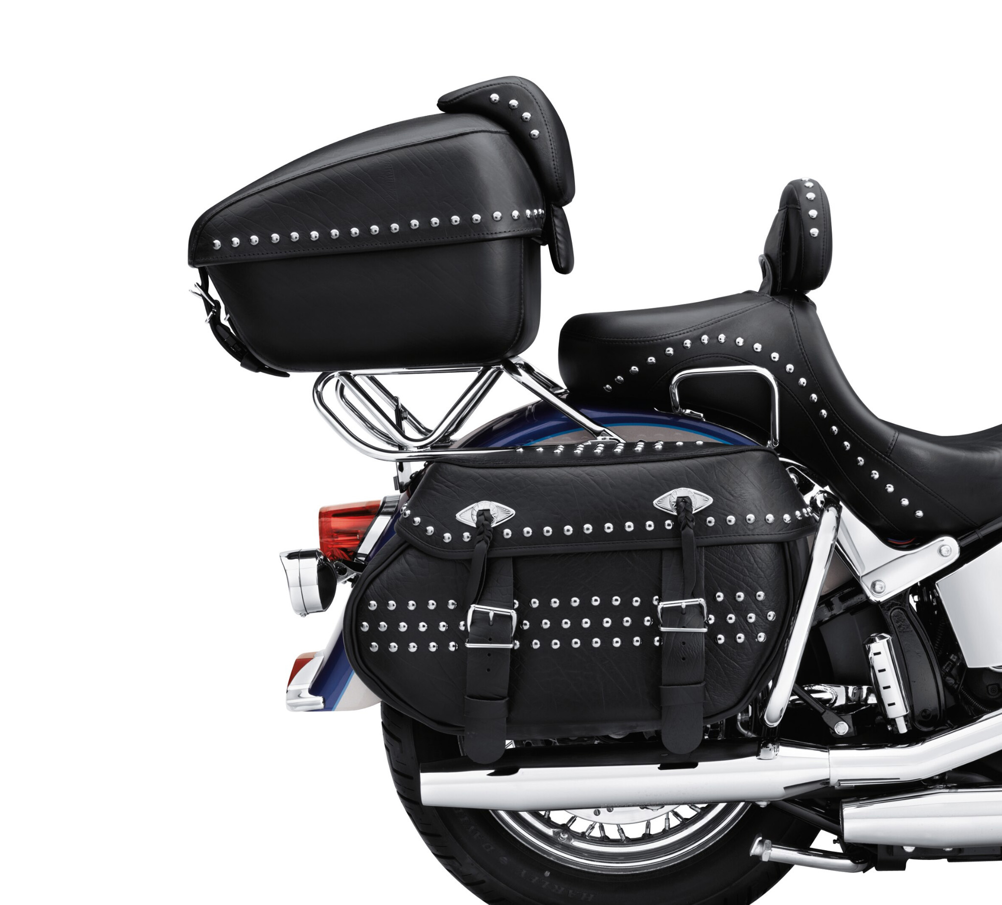 Amovible Deux Up Pack Montage Porte-bagages pour Harley Tour Pak Touring 14-18